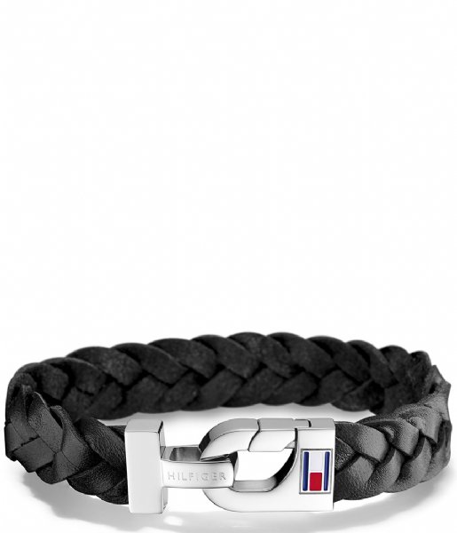 Tommy Hilfiger  Thick Braided Bracelet Zwart (TJ2700872)